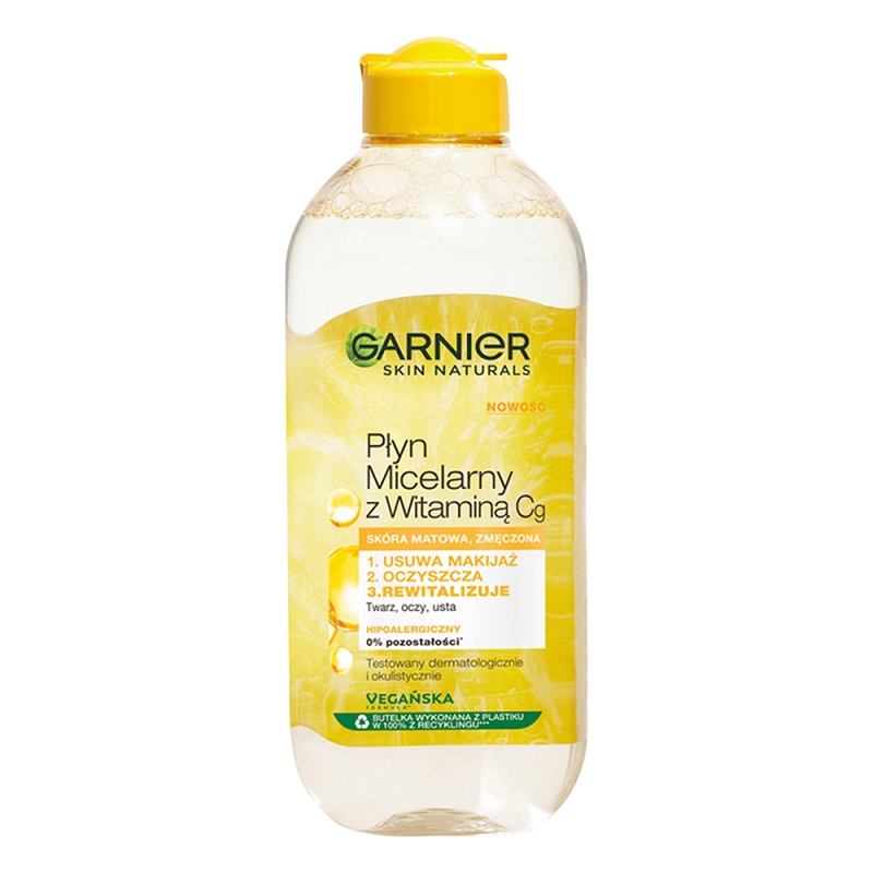 میسلار واتر گارنیر Vitamin C مناسب انواع پوست حجم 400 میل