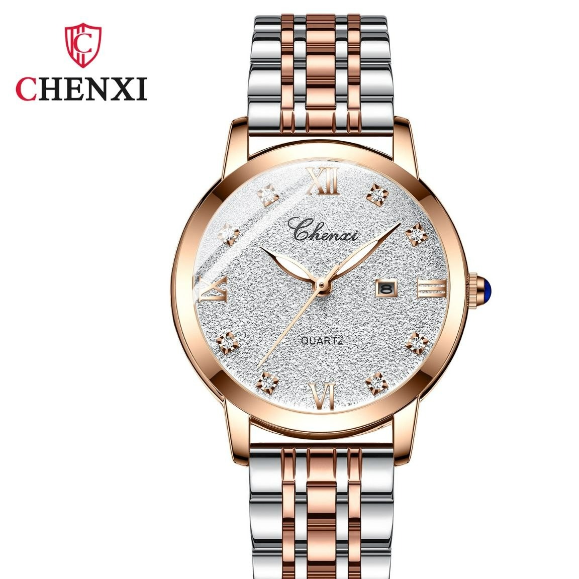 ساعت مچی زنانه چنکسی مدل CHENXI 303 ص براق 