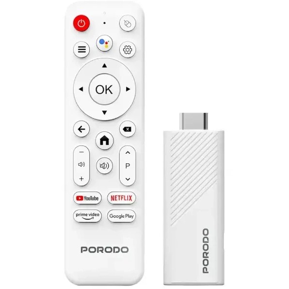 اندروید باکس هوشمند پرودو مدل PDH313WH ظرفیت 16 گیگابایت 4K