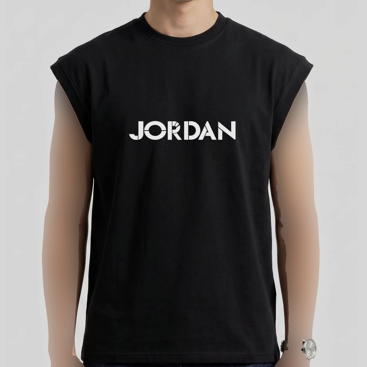 وست مشکی طرح جردن (Jordan) | استایل اسپرت | کد BR161