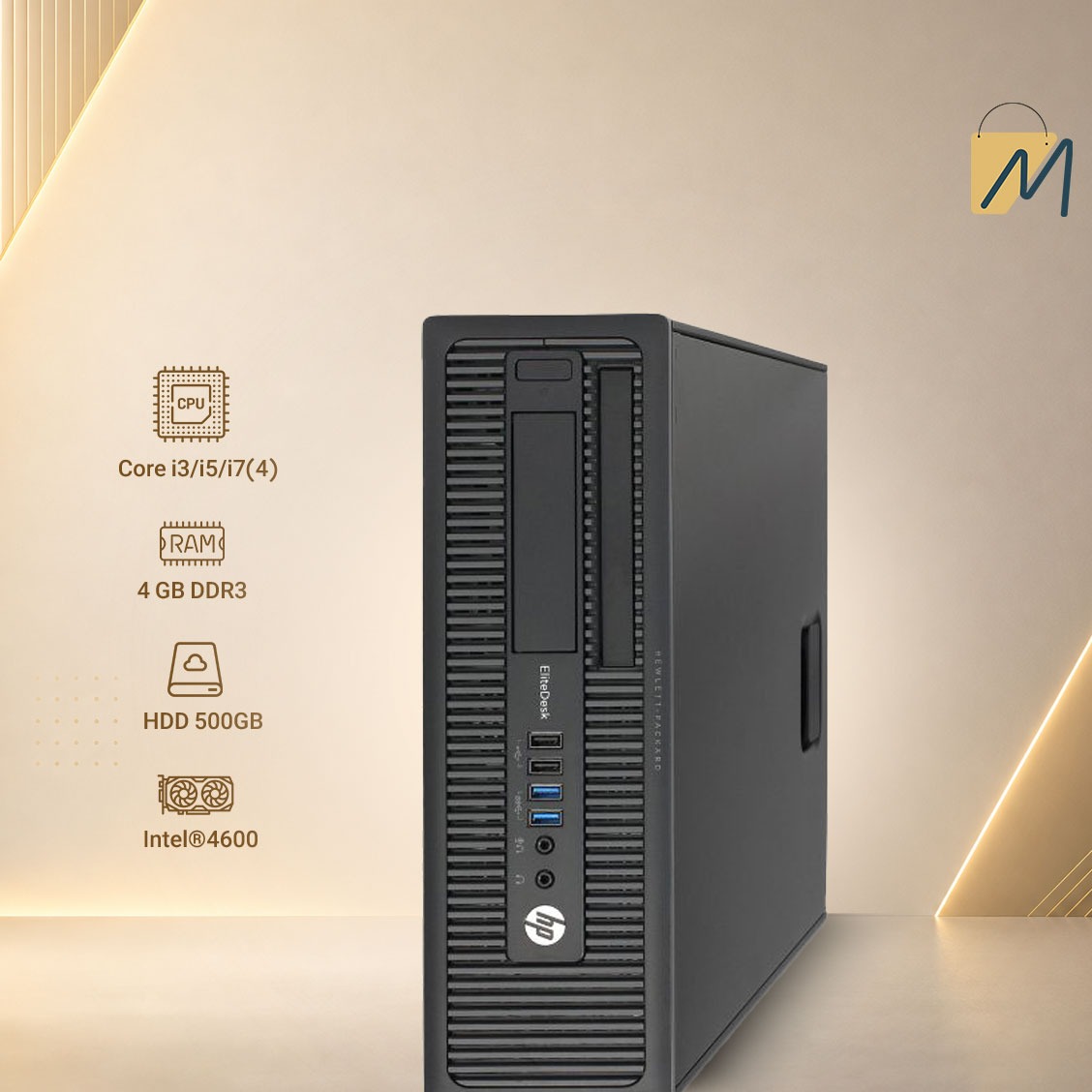 مینی کیس اچ پی نسل چهار مدل G1 i5(4)/8/500