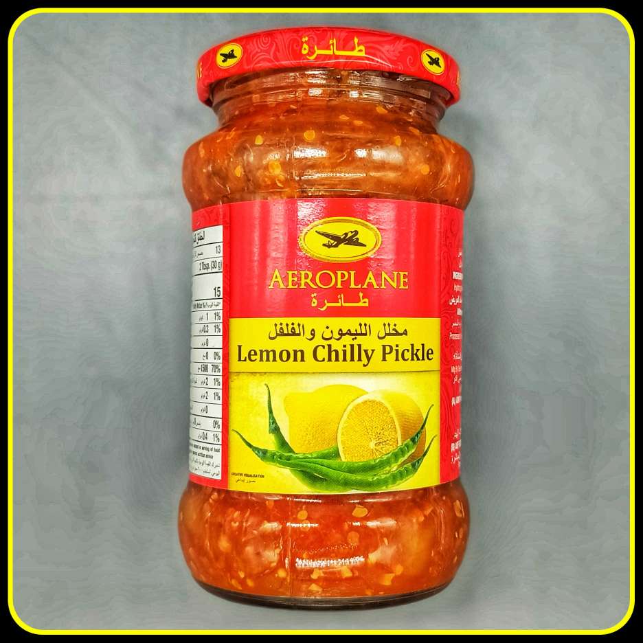 ترشی لیمو چیلی آئروپلین Aeroplane Lemon Chilly Pickle وزن 400 گرم