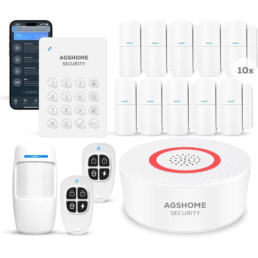 سیستم امنیتی خانگی بیسیم AGSHOME ALarm DP-W2