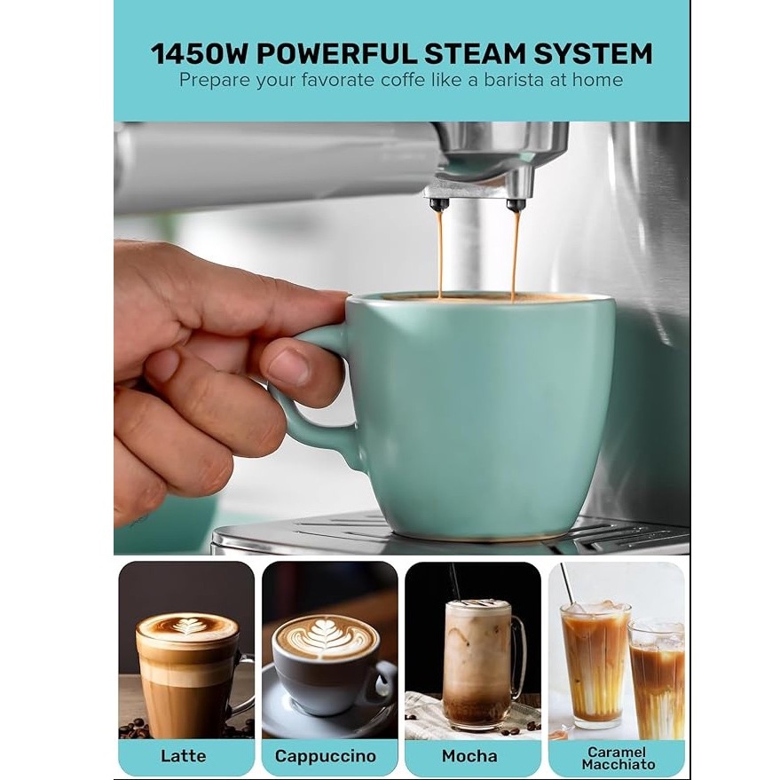 دستگاه قهوه ساز جیپاس مدل GCM1415SS- (شرکتی اصلی)