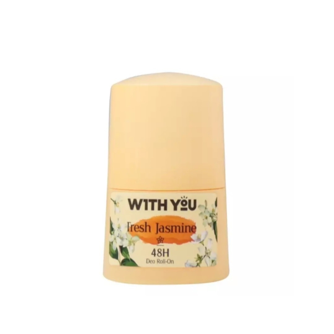 دئودورانت رولی ویت یو مدل Fresh Jasmine حجم 50ml