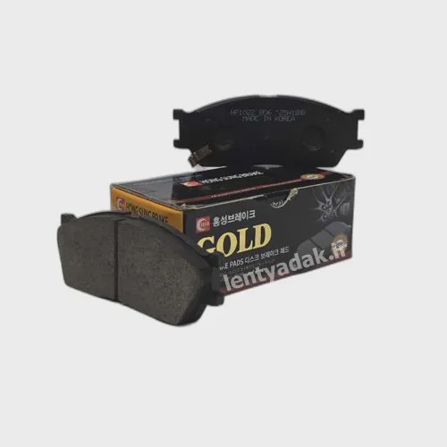لنت ترمز جلو سایپا کوییک برند GOLD لنت یدک