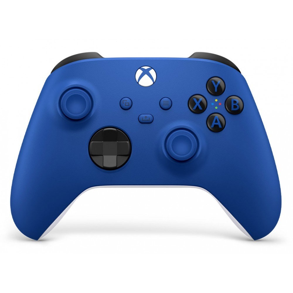 دسته بازی ایکس باکس مدل Shock Blue بی سیم مناسب Xbox Series S X رنگ آبی