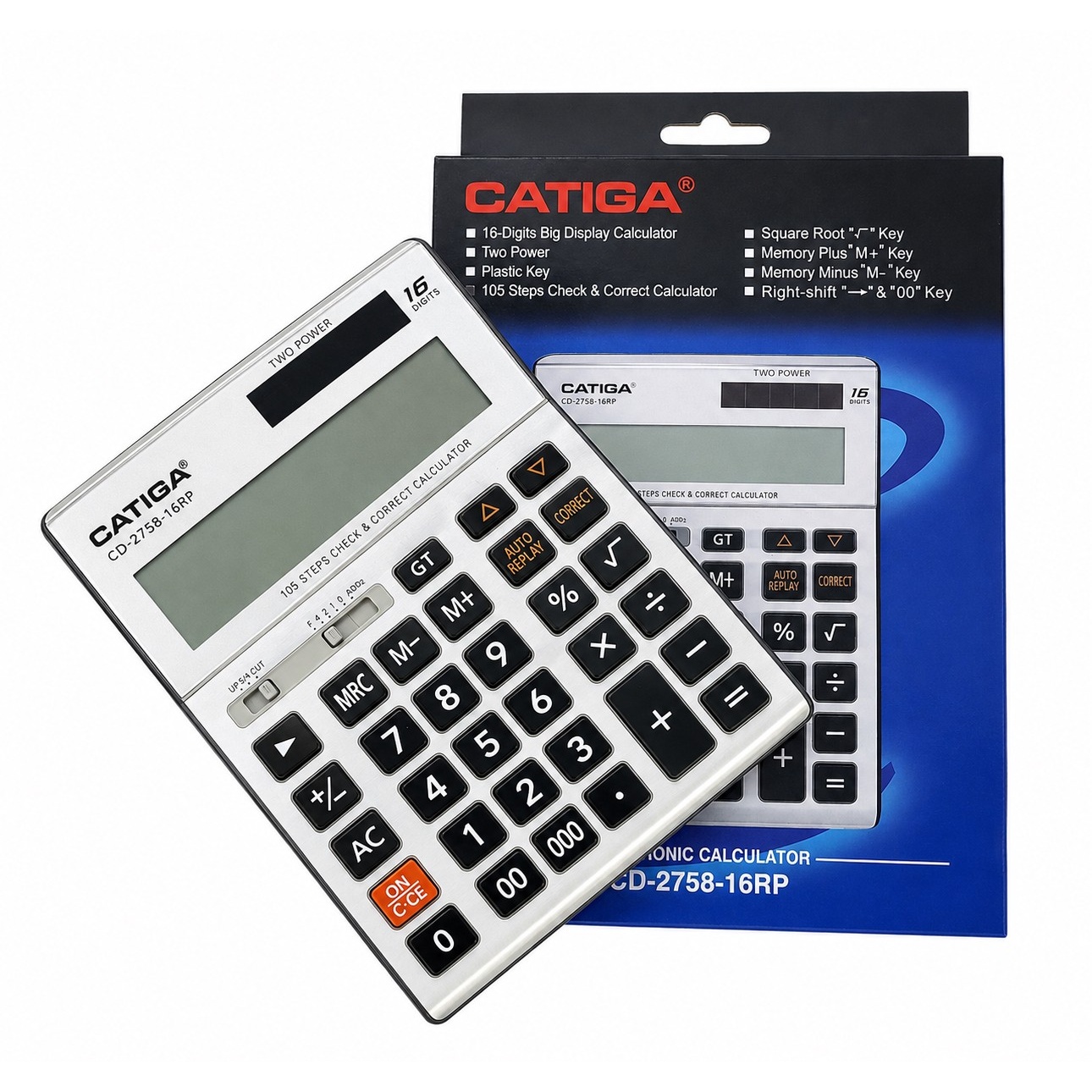 ماشین حساب کاتیگا مدل CD-2758-16RP