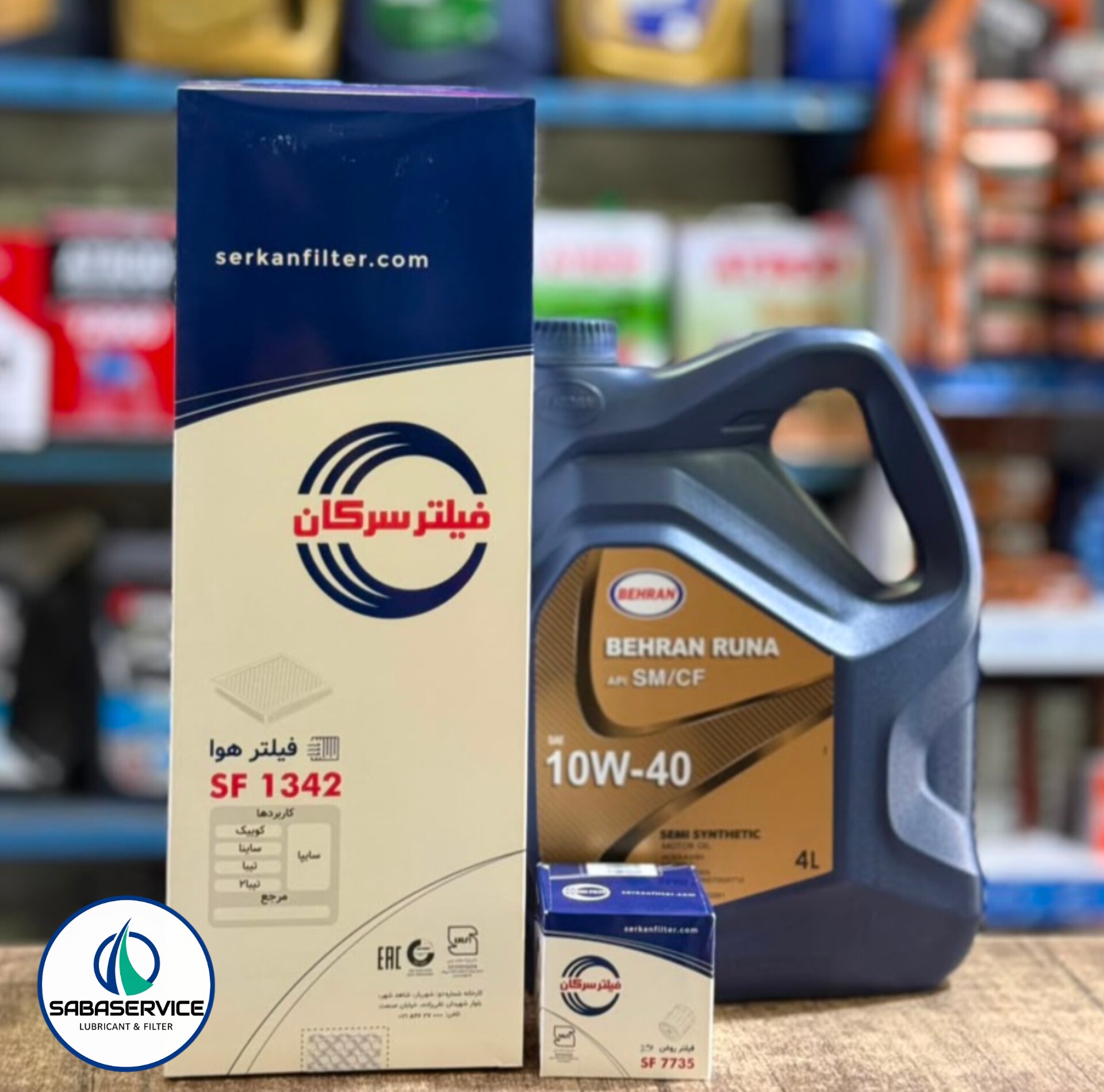 پک تیبا . ساینا و کوییک روغن موتور بهران رانا بعلاوه فیلتر روغن و هوا سرکان