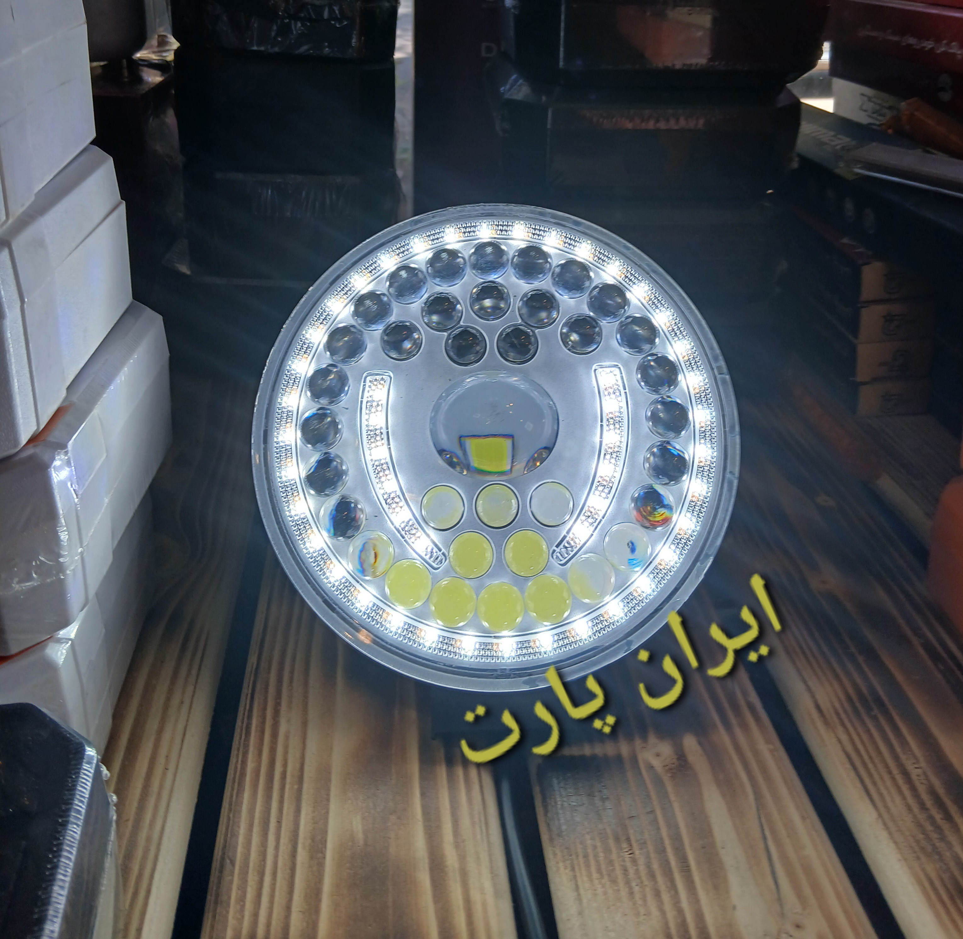پروژکتور گرد وسط تلسکوپی(بسته 1 عددی)