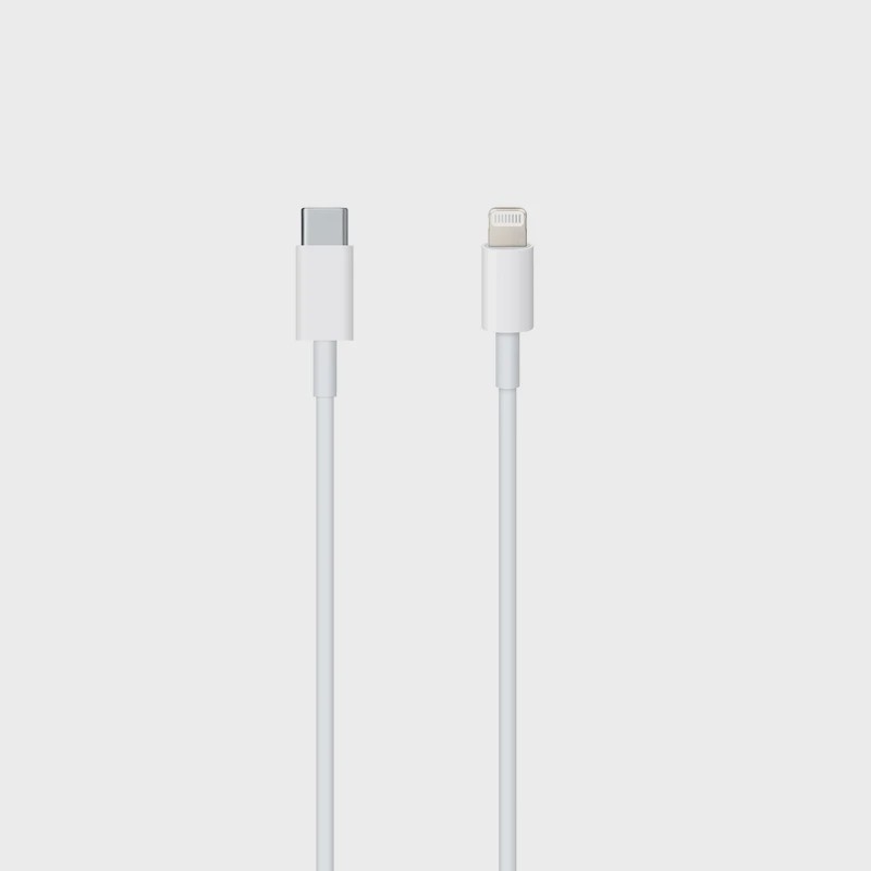 کابل شارژ (سیم شارژر) تبدیل type-C تایپ سی به Lightning لایتنینگ آیفون طول 1 متر کابل شارژ آیفون 13 آیفون14 آیفون12 1...