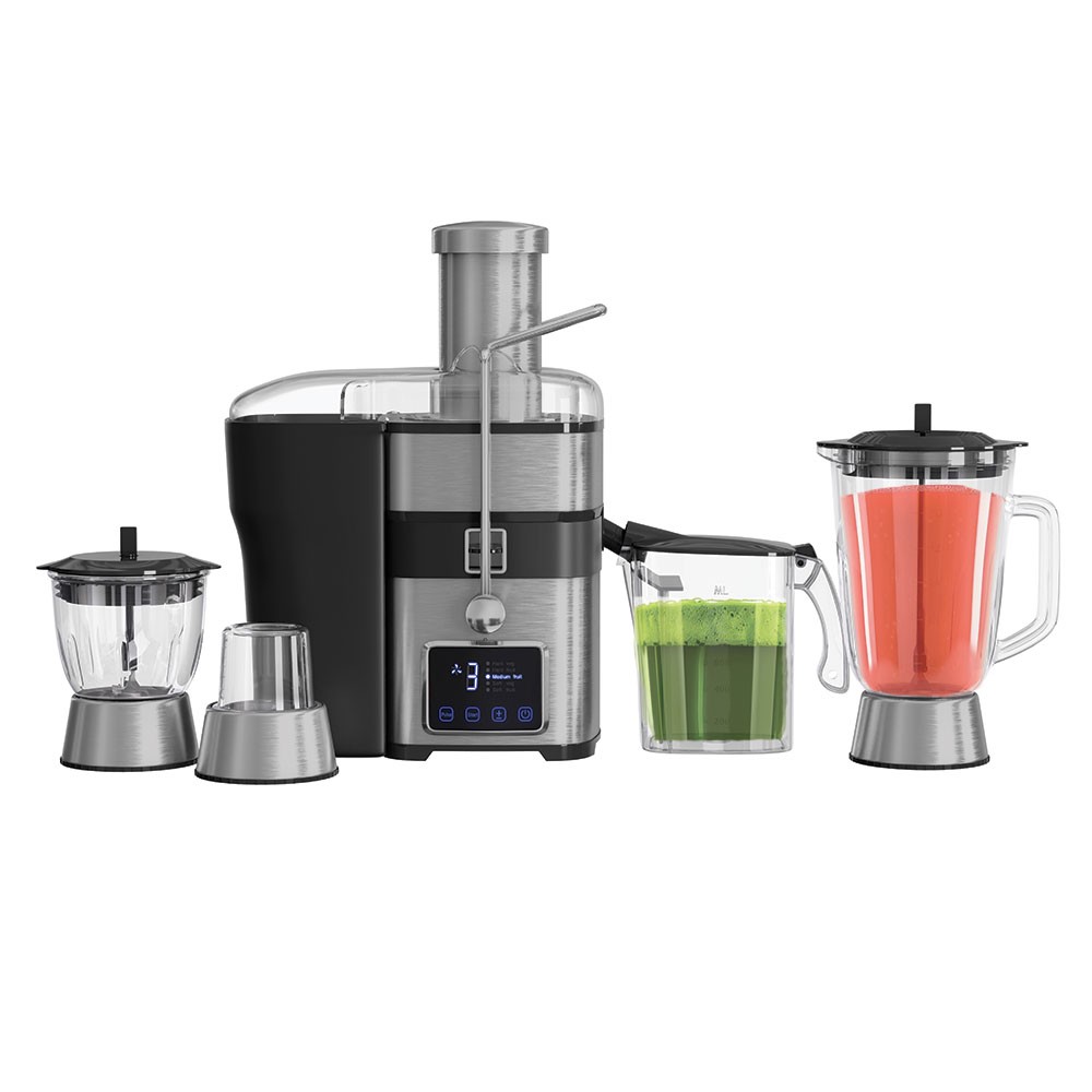 آبمیوه گیری چهارکاره دیجیتال لمسی استیل زنیت مدل ZJB-1406
