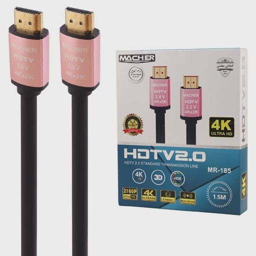 کابل HDMI نسخه 4K برند MACHER مدل MR-185 - انتقال تصویر با وضوح بالا