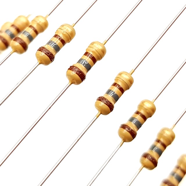 مقاومت 180 اهم 1 4 وات 5 درصد بسته 100 عددی