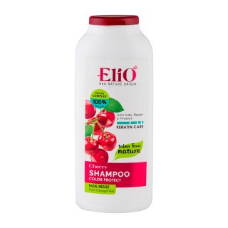 شامپو الیو حاوی عصاره گیلاس مناسب مو رنگ شده حجم 400 میلی لیتر Elio Cherry Color Protect Shampoo 400 ml