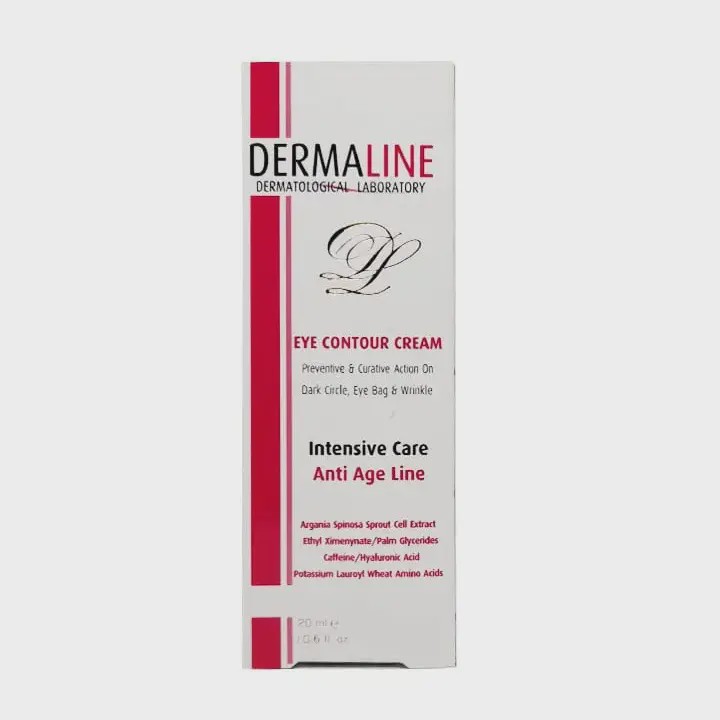 کرم دور چشم درمالاین 20 میلی لیتری Eye Contour Cream 20ml DERMALINE