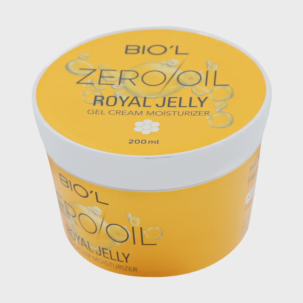 کرم ژل مرطوب کننده Zero Oil بیول حاوی عصاره رویال ژلی 200 میلی لیتر Biol Gel Cream Moisturizer Royal jelly Zero Oil 2...