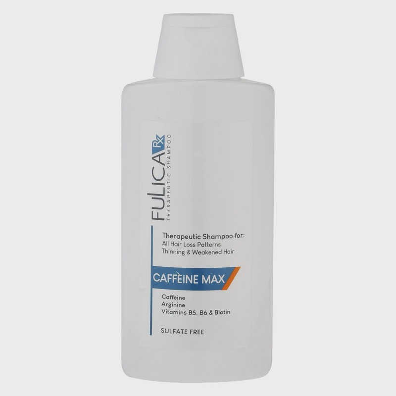 شامپو تقویت کننده و حجم دهنده کافئین مکس فولیکا آرایکسCaffeine Max Thining And Weakened Hair Shampoo Fulica RX