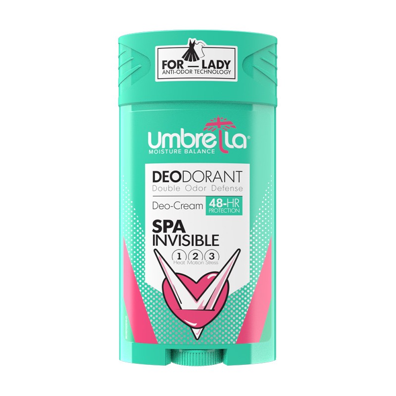 استیک ضد تعریق زنانه آمبرلا مدل Spa حجم 90 میل Umbrella Stick Deodorant Spa Invisible 90ml