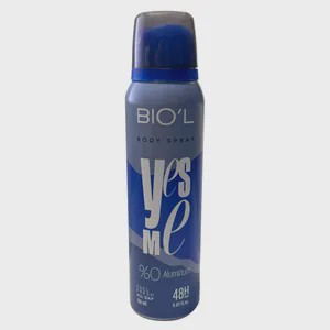 اسپری بدن مردانه بیول مدل Yes Me حجم 150 میلی لیتر Biol Body Spray Yes Me For Men 150ml