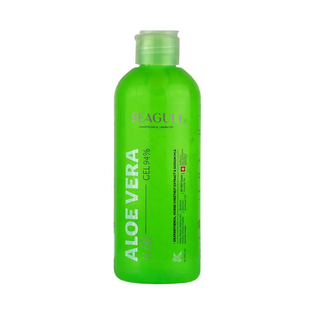 ژل آلوئه ورا 94 درصد سی گل 250 و 100 میلی لیتر Aloevera Gel 94 Seagull