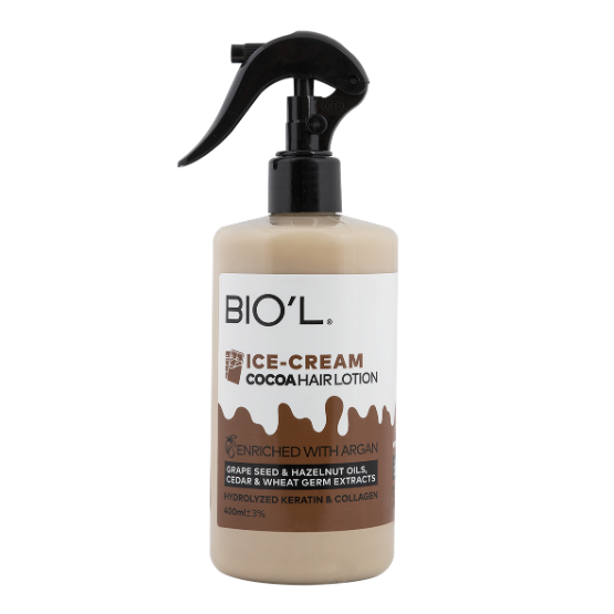لوسیون مو بستنی شکلاتی بیول Ice Cream Cocoa Hair Lotion Biol