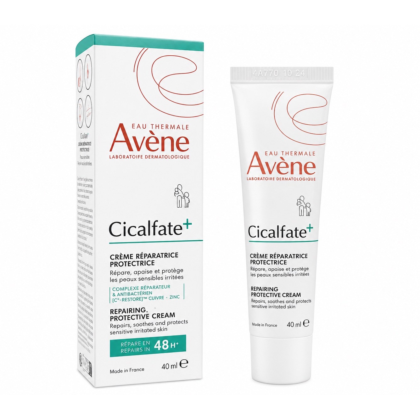 کرم ترمیم کننده سیکالفیت اون پلاس حجم 40 میلی لیترAvene Cicalfate Restorative Protective