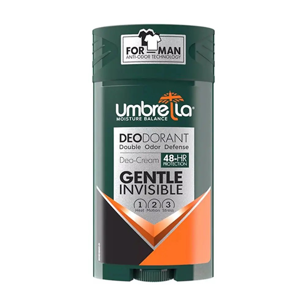 استیک ضد تعریق مردانه آمبرلا مدل Gentle حجم 90 میل Umbrella Stick Deodorant Gentle Invisible 90ml