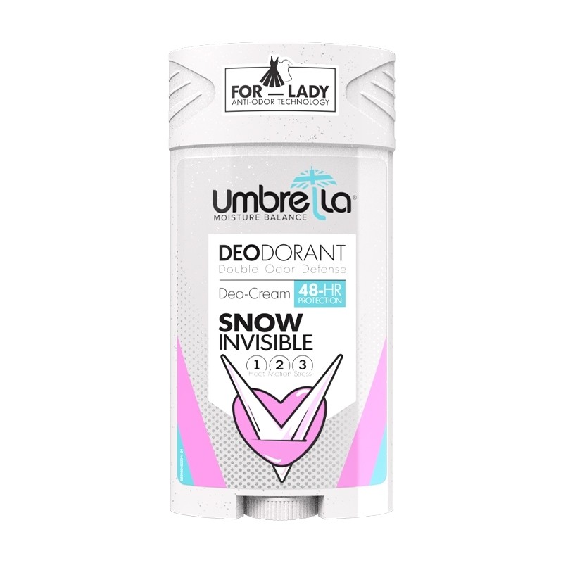 استیک ضد تعریق زنانه آمبرلا مدل Snow حجم 90 میل Umbrella Stick Deodorant Snow Invisible 90ml