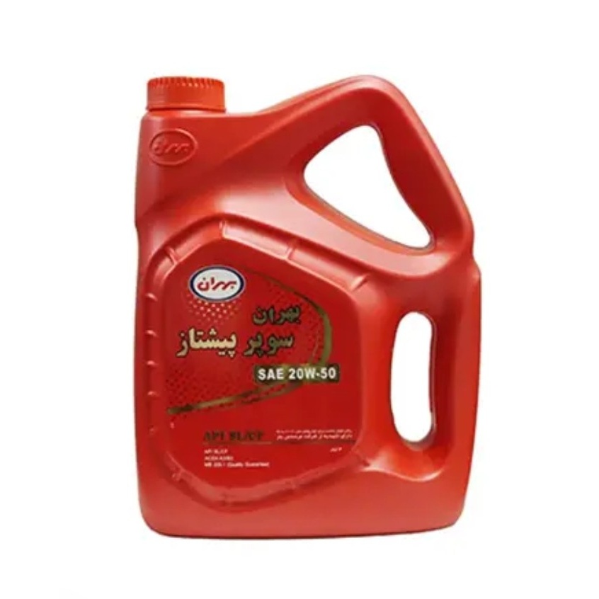 روغن موتور بهران سوپر پیشتاز 20W50 حجم 4 لیتر SL CF