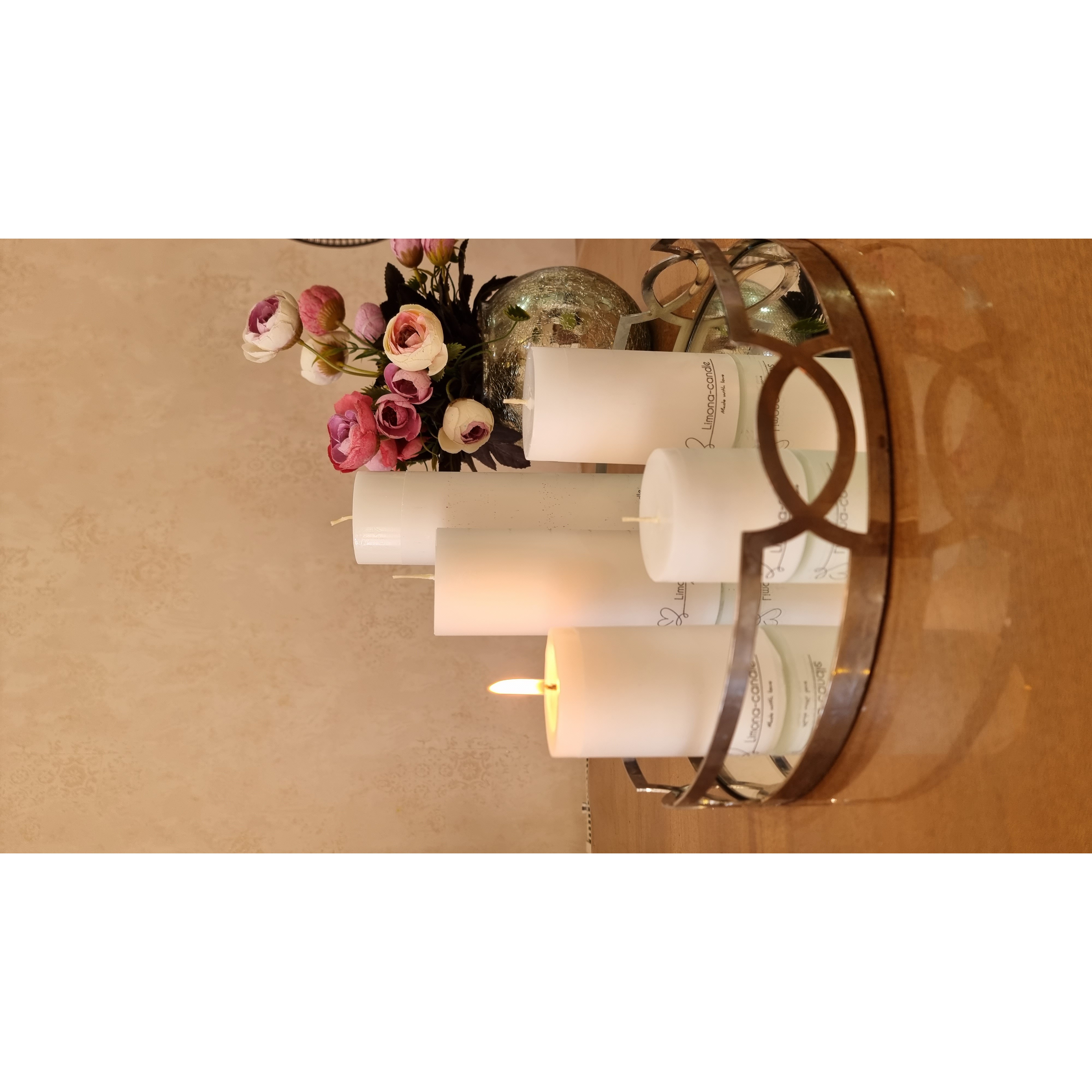 شمع استوانه ای قطر 6