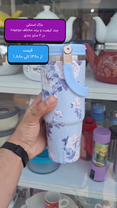 ماگ استنلی سایز بزرگ در چندین طرح