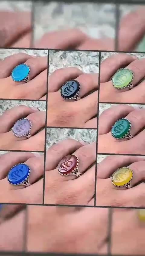 انگشتر های عقیق مردانه 