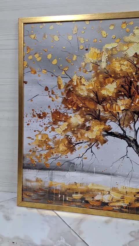 تابلو دکوراتیومدرن (درخت آرزو ها)