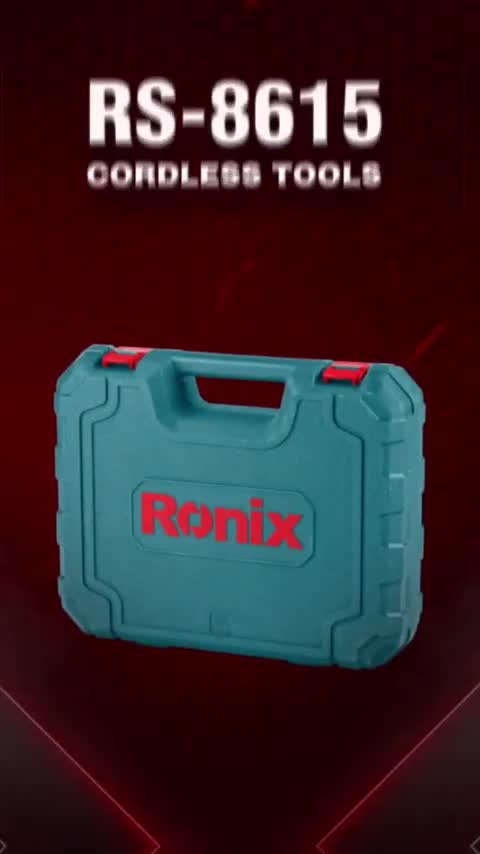 کیت دریل شارژی 16 ولت دو باطری 33 پارچه رونیکس مدل RS-8615 (12 ماه گارانتی)