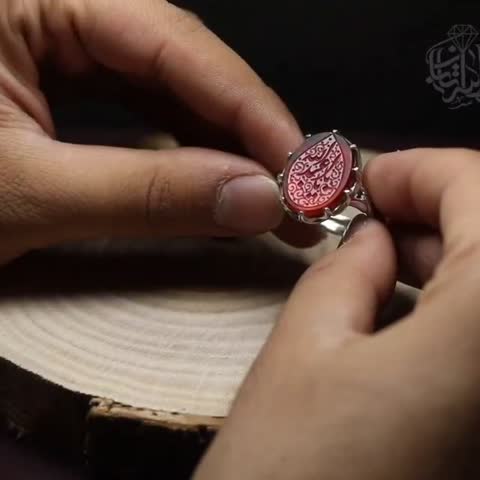 انگشتر مردانه عقیق سرخ کد 2156