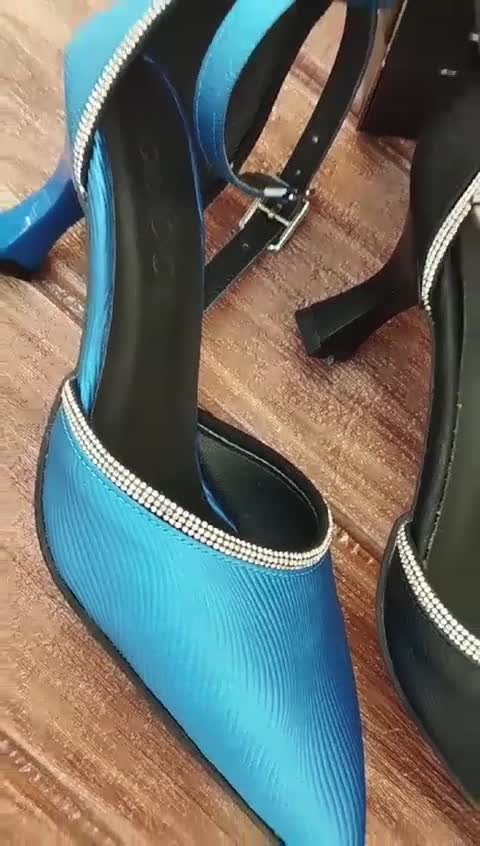 کفش مجلسی زنانه ودخترانه مدل دهنه نگینی
