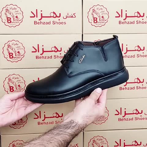 کفش پسرانه مردانه رنگ مشکی سایز 40 تا 45 دور دوخت کفی طبی رویه چرم صنعتی لژ سه سانتی زیره پیو