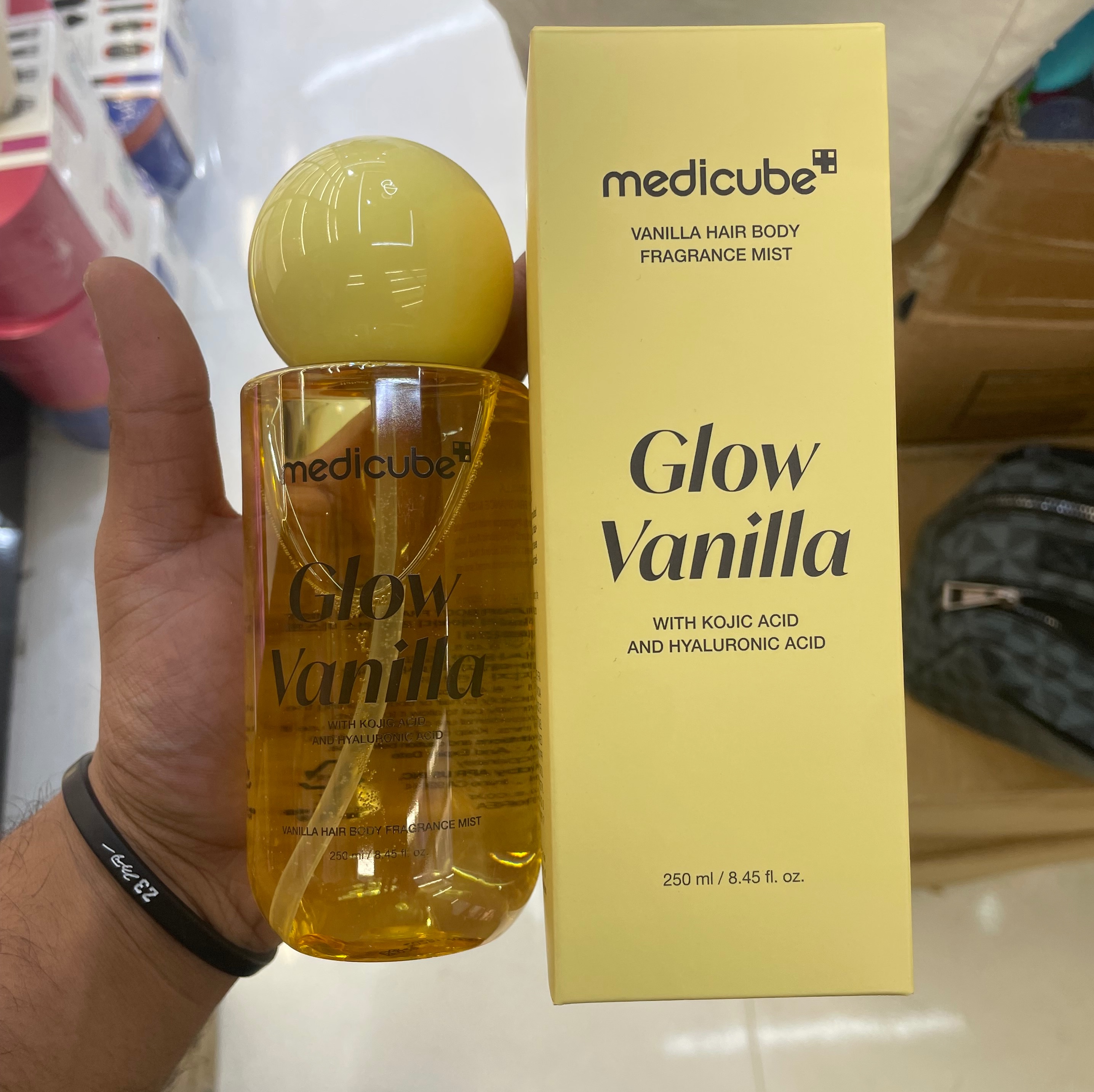 میست خوش بو کننده بدن و موی مدی کیوب Medicube Glow Vanilla Hair