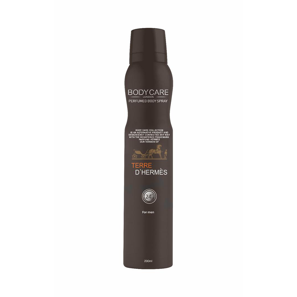 اسپری خوشبو کننده بدن مردانه تق هرمس (بادی کر) | BODY CARE SPRAY TERRE D'HERMES