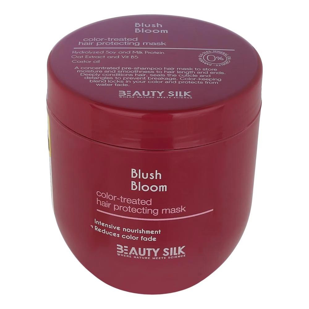 ماسک تثبیت کننده رنگ مو بیوتی سیلک مدل Blush Bloom مناسب برای موهای رنگ شده حجم 407 میلی لیتر