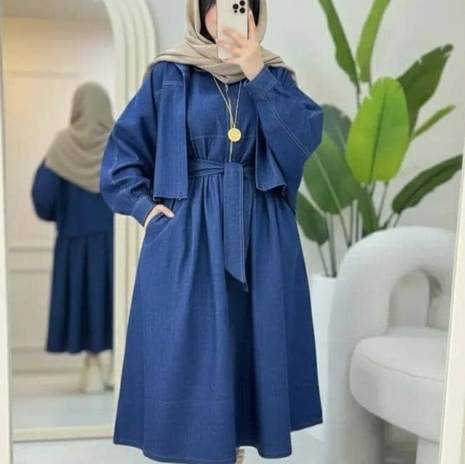 ست سارافون و کت جین عروسکی فیری سایز