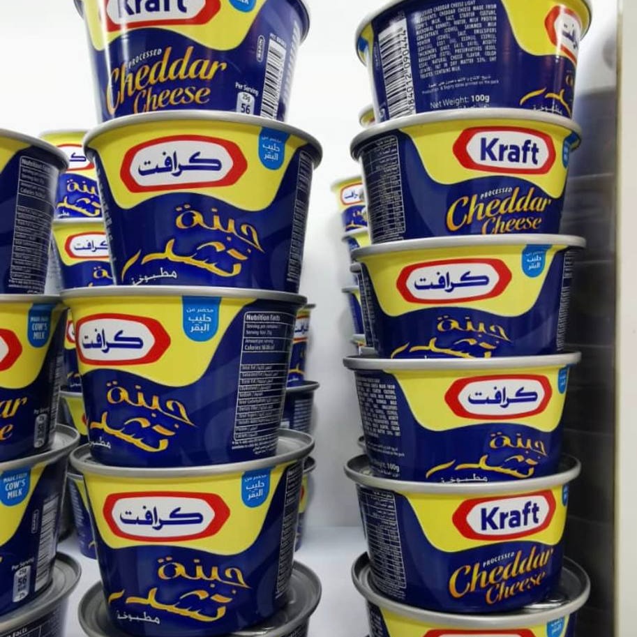 پنیر چدار کرفت Kraft Cheddar فرآوریشده 100 گرم و 190 گرمی