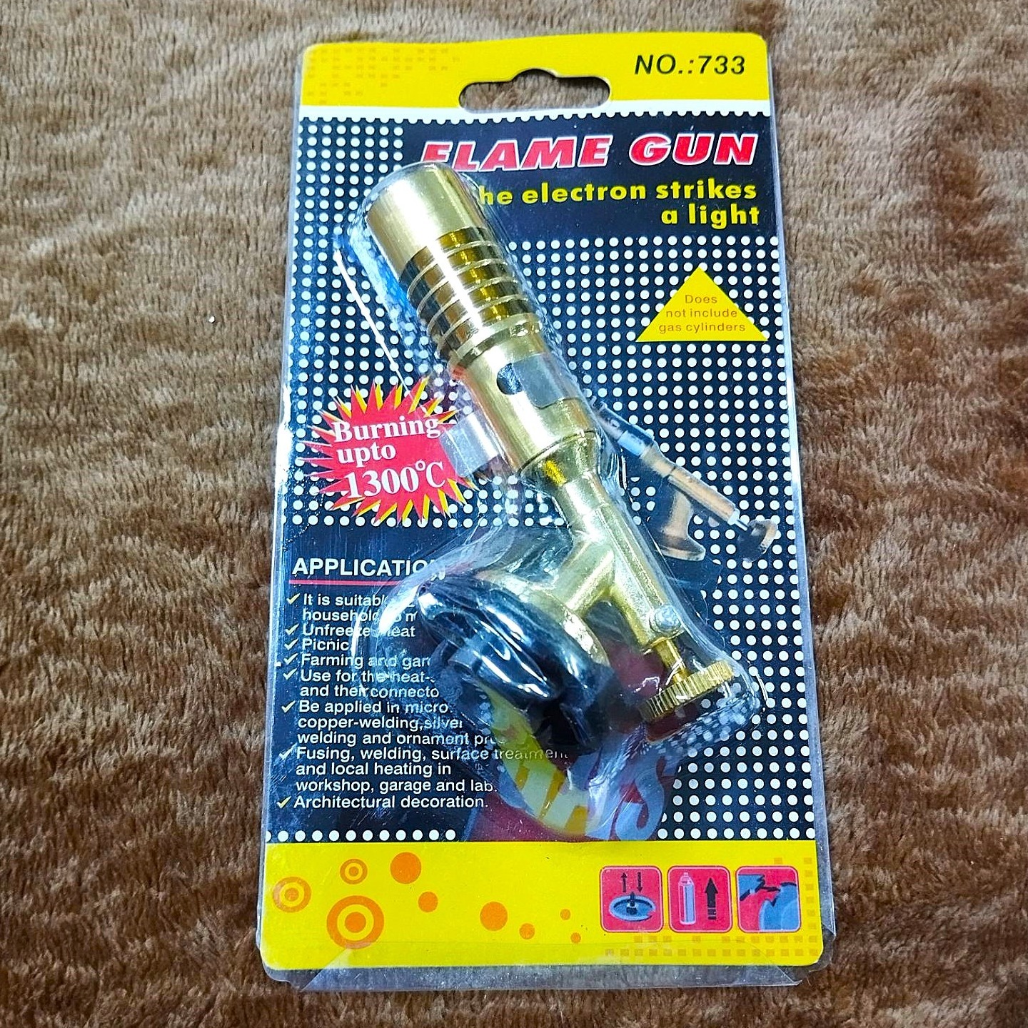 تورچ شعله افکن فلام گان اصلی مدل QM612 -FLAME GUN