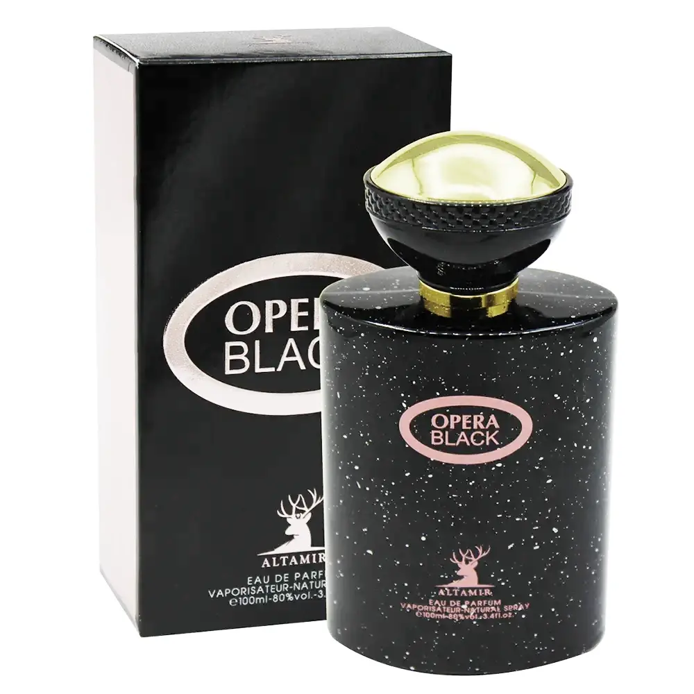ادکلن زنانه آلتامیر مدل اپرا بلک (Opera Black) حجم 100 میلی لیتر - مشابه رایحه ادکلن ایو سن لورن بلک اپیوم