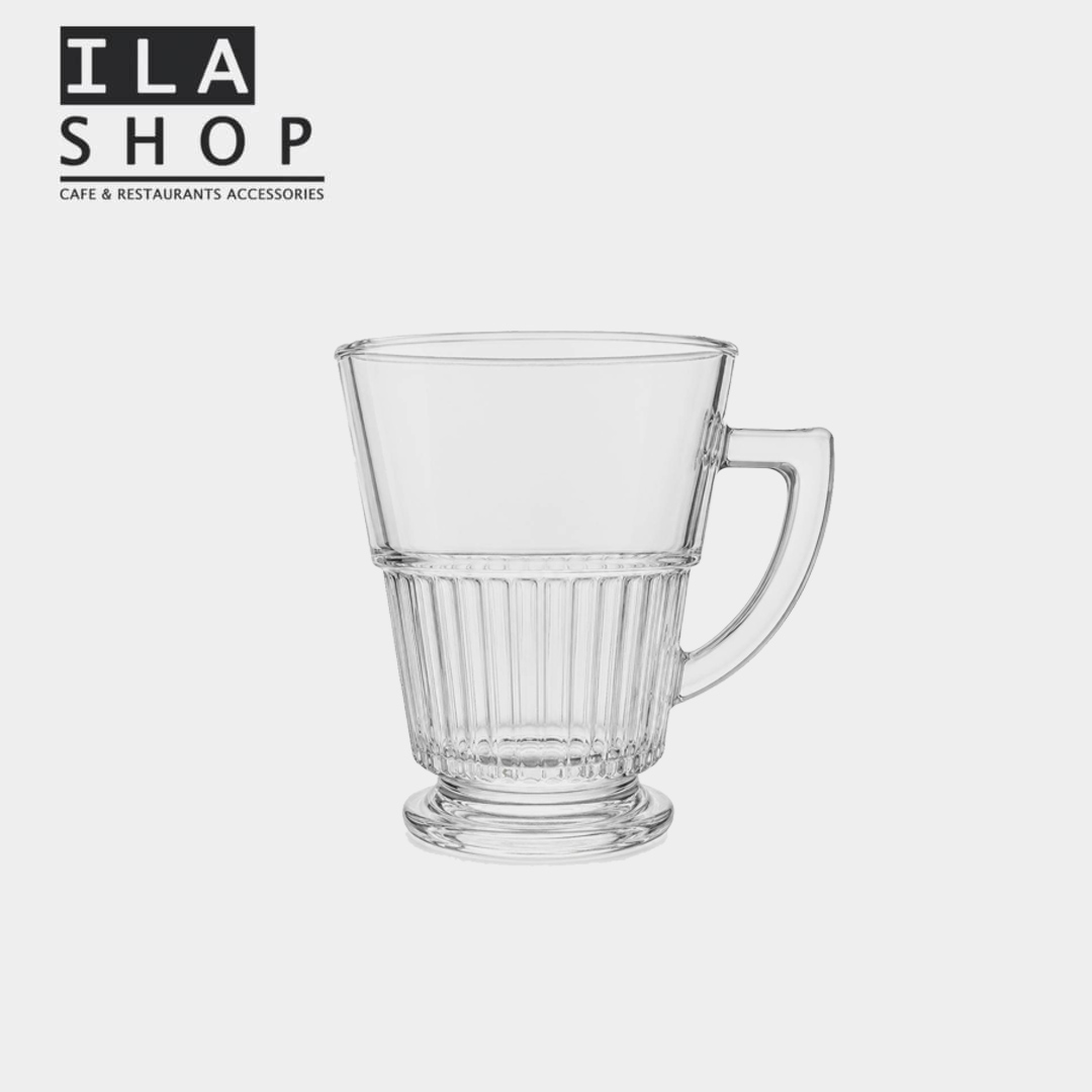 لیوان چای پایه دار خطی کد 248500 شش عددی ایلا
