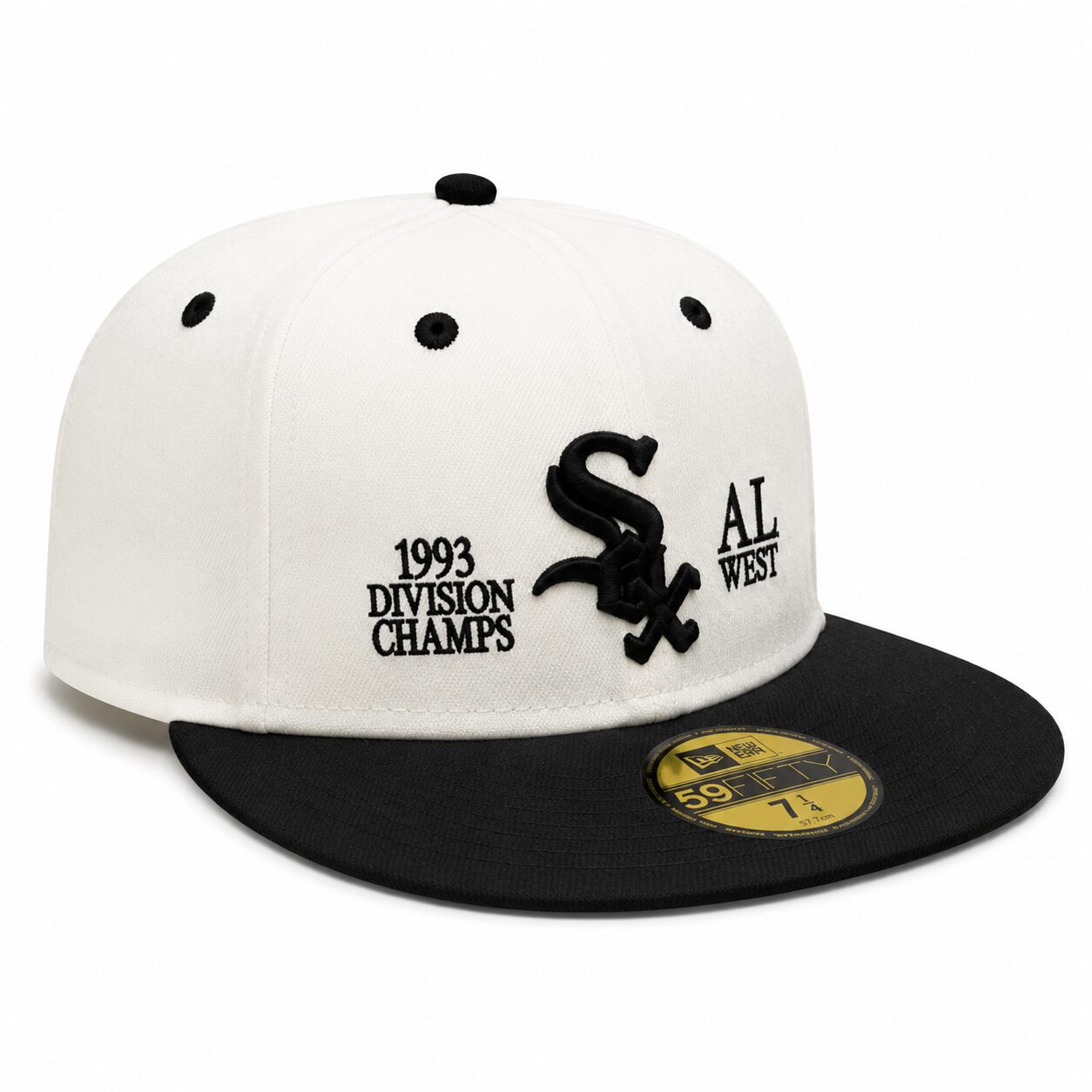 کلاه کپ فیت بک New Era 59FIFTY شیکاگو وایت ساکس سفید مشکی