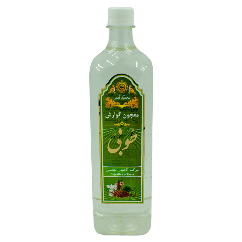 عرق معجون گوارش گلاب طوبی حجم 1 لیتر
