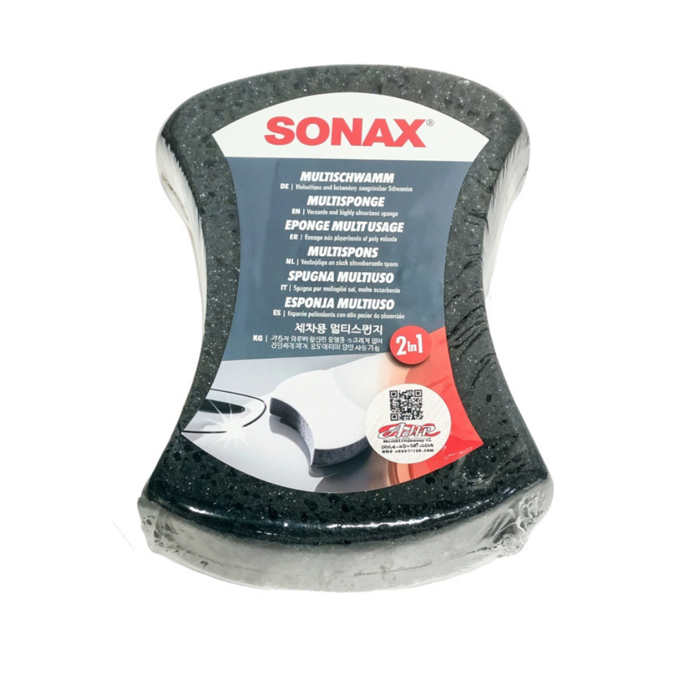 اسفنج شستشو دو کاره خودرو سوناکس SONAX Multi Sponge