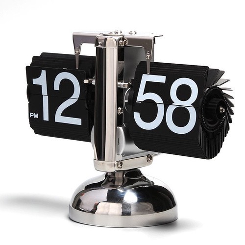 ساعت رومیزی مدل ورقه ای flip clock
